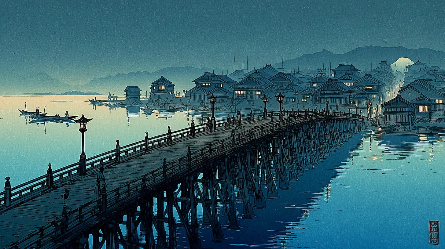 Nihonbashi — the wooden arched bridge where all five highways began