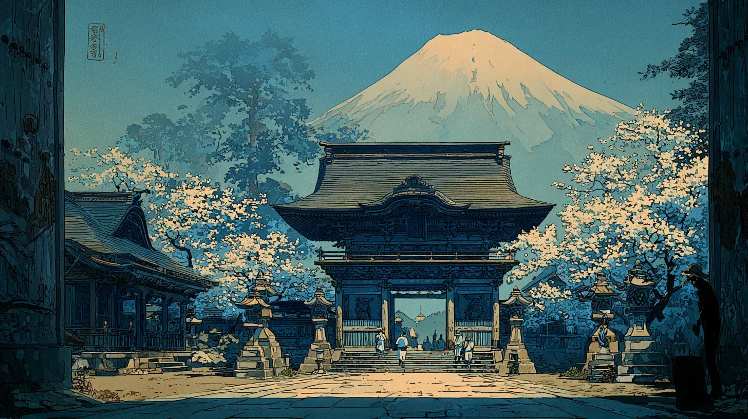 Fujisan Hongu Sengen Taisha — the head shrine of all 1,300 Sengen shrines, founded in 806 to calm the mountain's fury